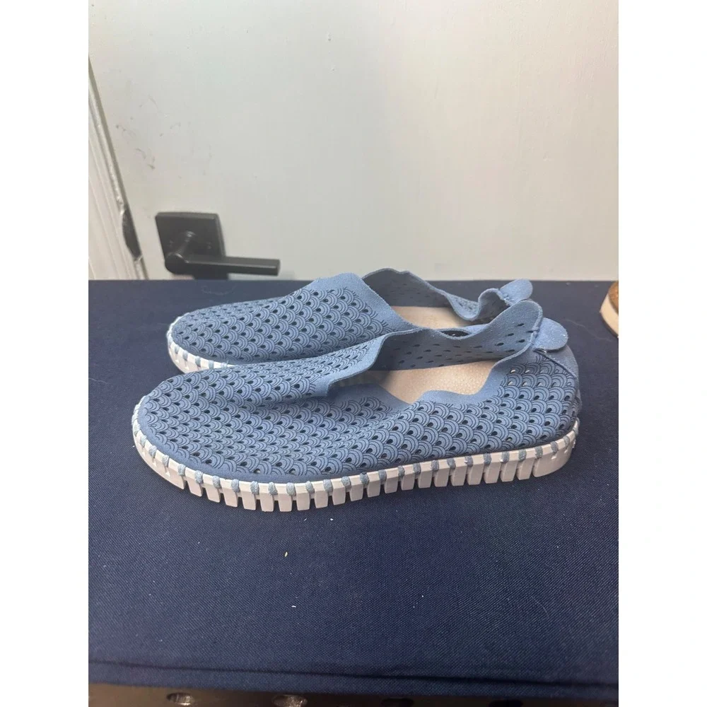Ilse Jacobsen | Light Regetta Blue Tulip 139-656 Slip On Shoes| Size 40/9.5-10
